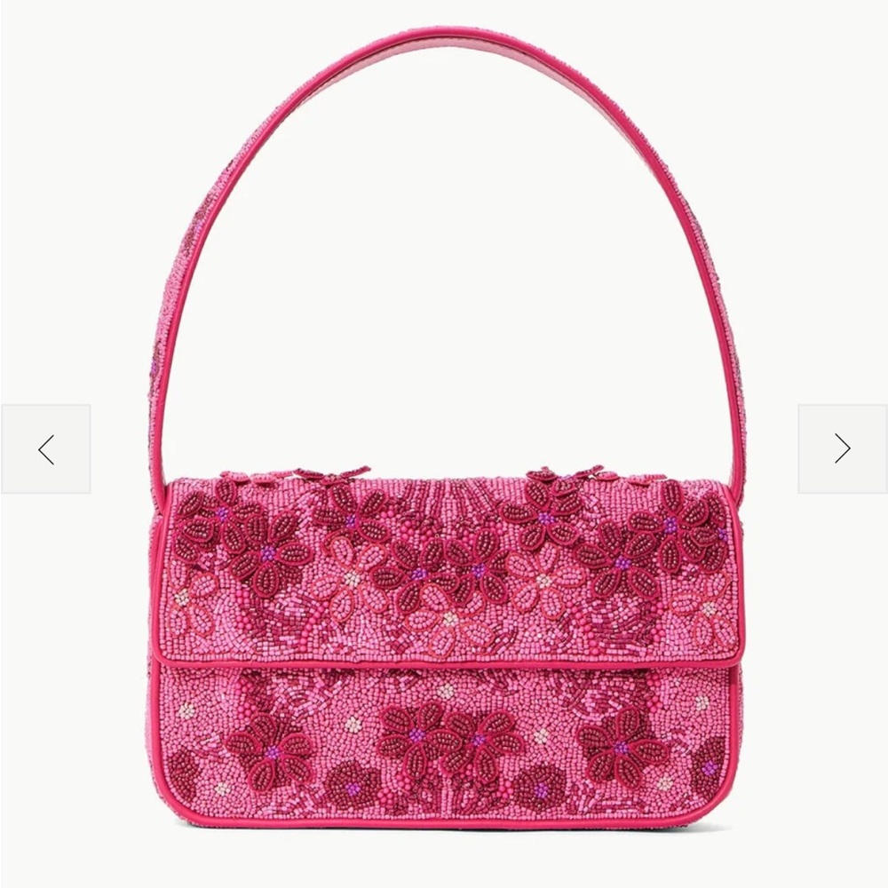 Staud TOMMY BEADED BAG BLOSSOM GARDEN PARTY pink - Picture 14 of 14